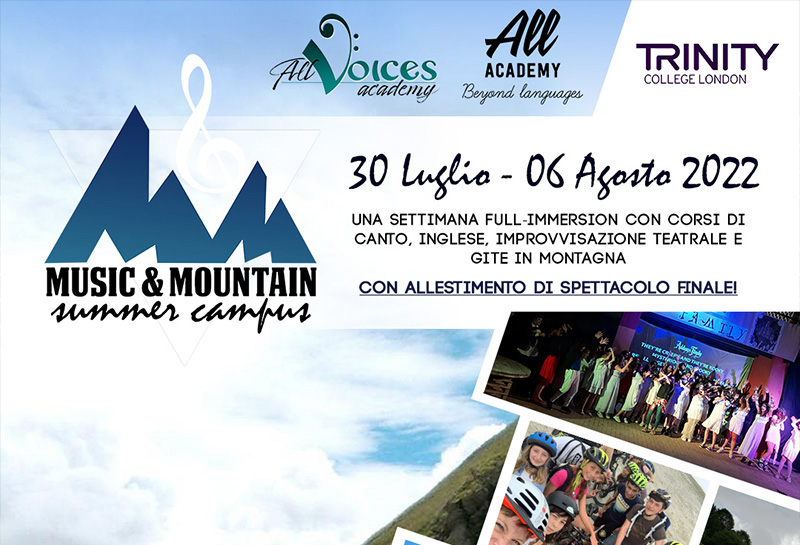 Music&Mountain summer campus 2022